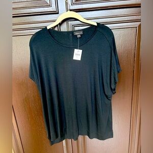 J. Jill Elegant Black Short Sleeve Tee
